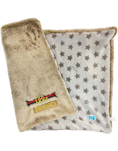 先行ご予約特別プライス！10%オフ【Luna Blue★ルナブルー】グルルッチ リバーシブル ブランケット（大）