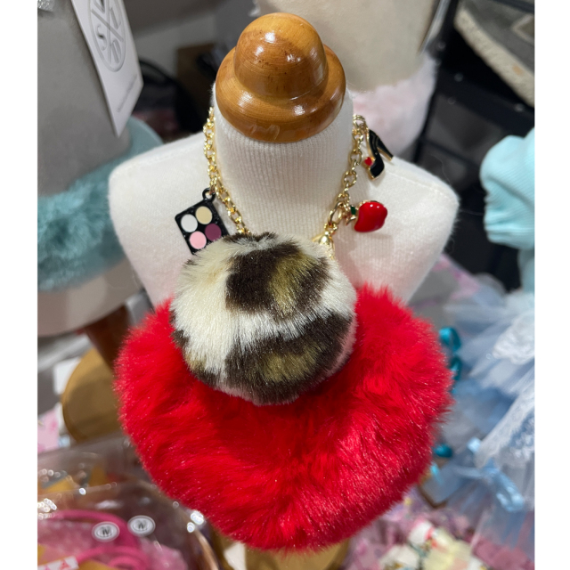 りかちゃん専用【すいきゃん】ハートファーキーホルダー