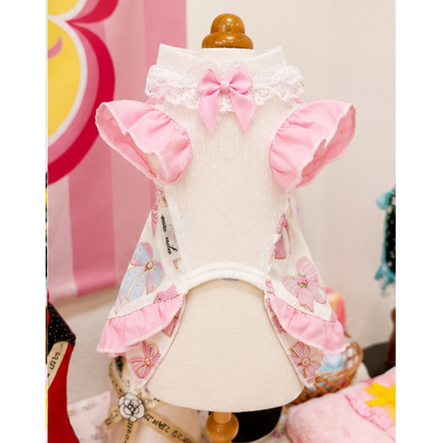 ご予約商品※【accu miliaコラボ】Cutie Ribbon Dress| ワンちゃんの