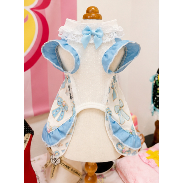 ご予約商品※【accu miliaコラボ】Cutie Ribbon Dress| ワンちゃんの