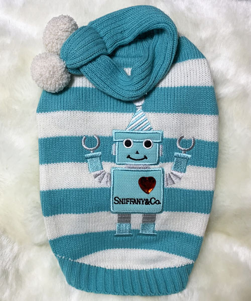 先行お取り寄せ特別価格！10%オフ【Luna Blue★ルナブルー】スニファニー ロボット セーター