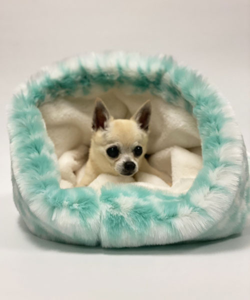 新品未使用タグ付き　LunaBlueの犬用3WAYベッド Luna Blue☆ルナブルー】ハウンドトゥース コージー ベッド | ワン