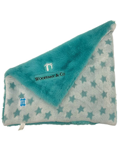 先行お取り寄せ特別価格！10%オフ【Luna Blue★ルナブルー】ウーファニー リバーシブル ブランケット（小）