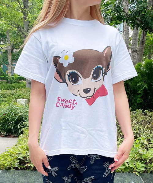 Sweet Candy】おしゃまバンビちゃん ママTシャツ | ワンちゃんの