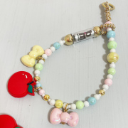 【baby maryコラボ】たっぷりんごビーズチョーカー