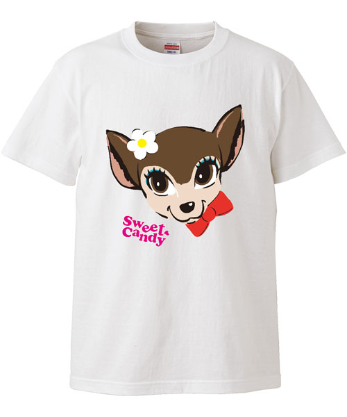 sample商品【Sweet Candy】おしゃまバンビちゃん ママTシャツ/Sサイズ