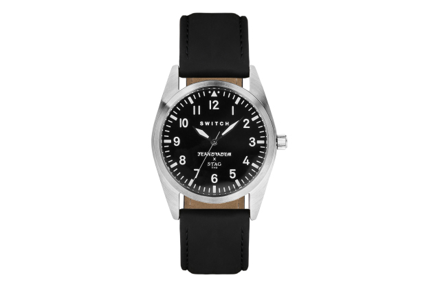SWITCH創刊30周年記念モデル 腕時計 SWITCH 30th anniversary JEAN DIADEM × STAG WATCH ／ 白文字盤／青