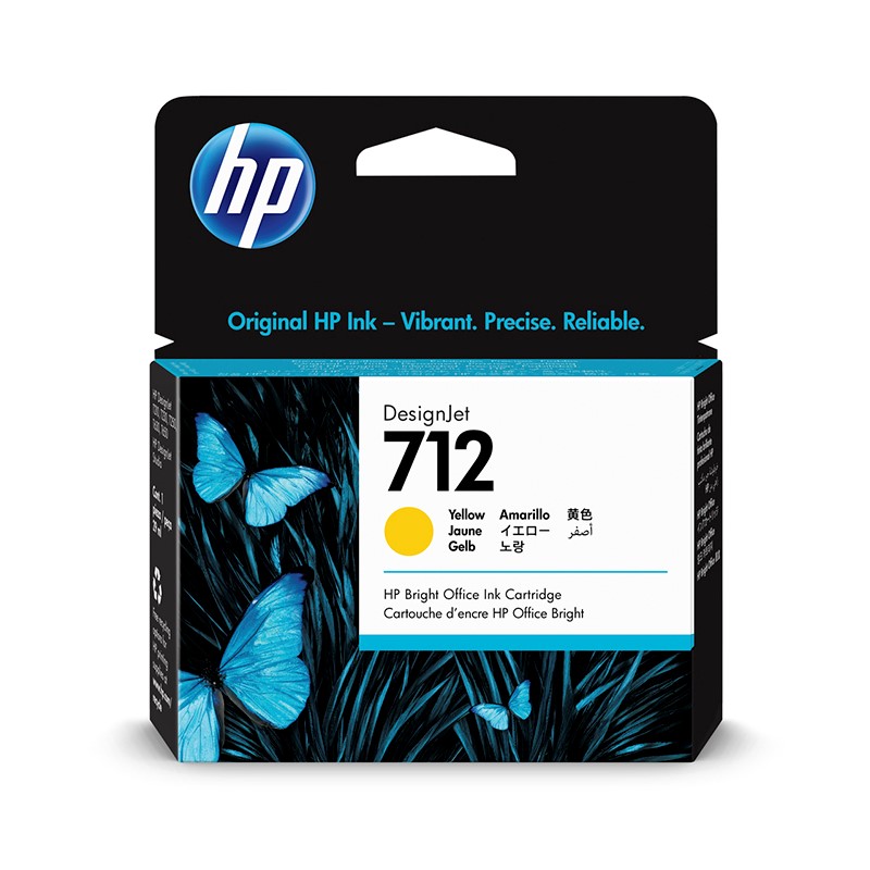 HP712Bインクカートリッジ　イエロー29ml(3ED69A)