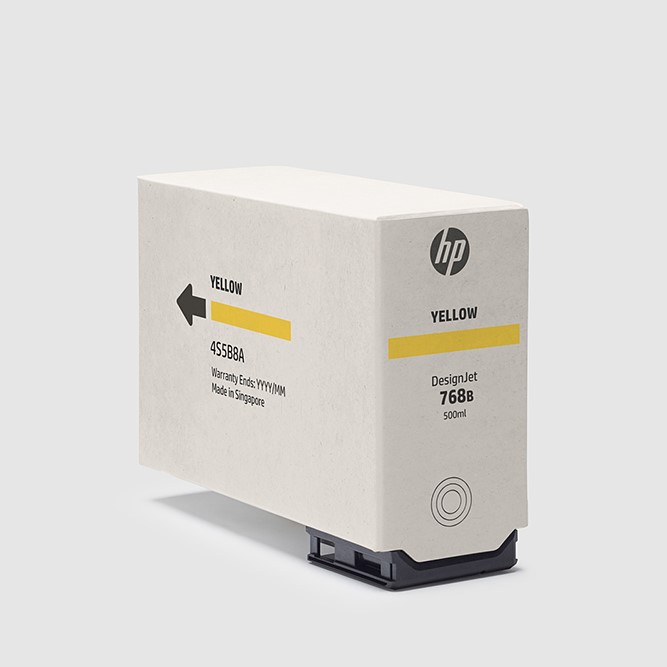 HP768Bインクカートリッジ イエロー500ml(4S5B8A)