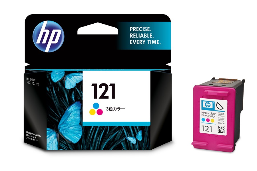 HP121 プリントカートリッジ カラー (CC643HJ)