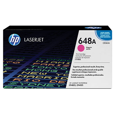 HP648A プリントカートリッジ マゼンタ (CE263A)