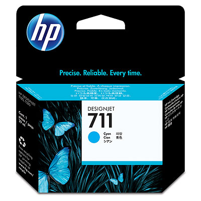 HP711 インクカートリッジ　シアン 29ml (CZ130A)