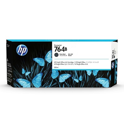 HP764B インクカートリッジ Mブラック 300ml (3WX40A)