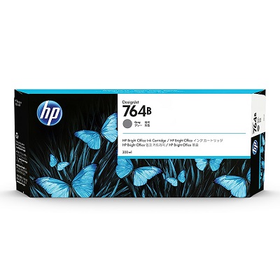 HP764B インクカートリッジ グレー 300ml (3WX42A)