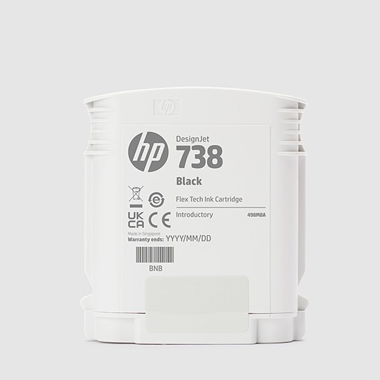 HP738インクカートリッジ ブラック56ml(498M8A)