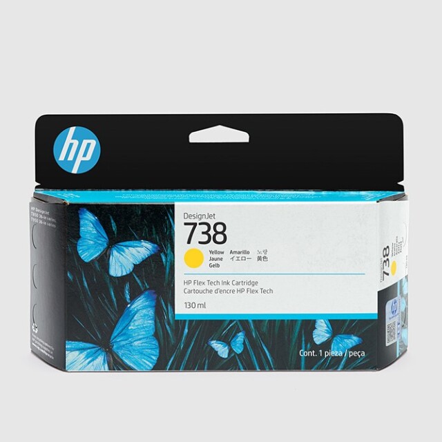 HP738インクカートリッジ イエロー130ml(498N7A)