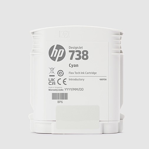 HP738インクカートリッジ シアン56ml(4J6Y5A)