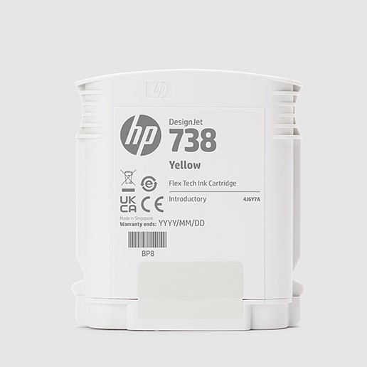 HP738インクカートリッジ イエロー56ml(4J6Y7A)
