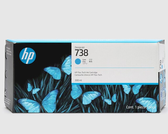 HP738インクカートリッジ シアン300ml(676M6A)