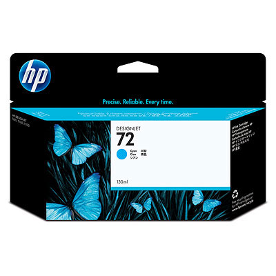 HP72 インクカートリッジ シアン 130ml (C9371A)