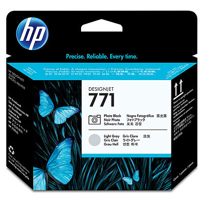 HP771 プリントヘッド フォトBK/Lグレー (CE020A)