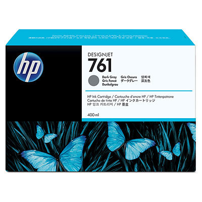 HP761 インク 400ml ダークグレー (CM996A)