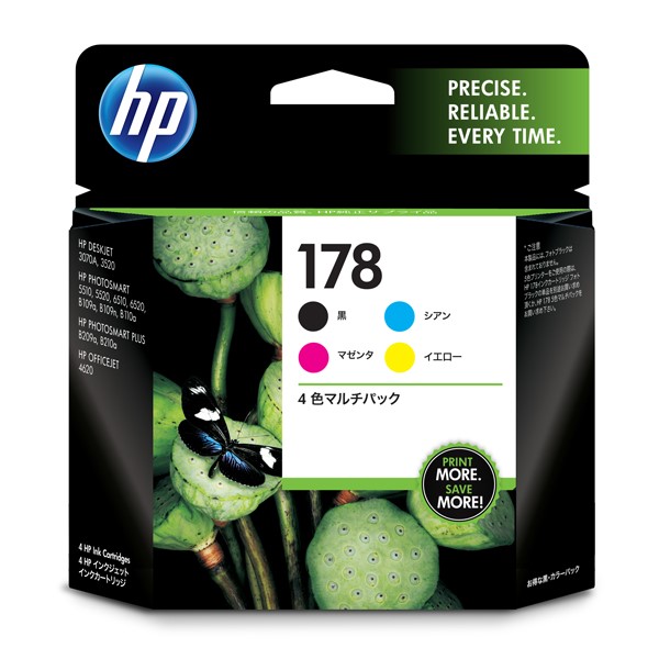 HP178 4色マルチパック (CR281AA)