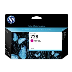 HP728 インクカートリッジ マゼンタ130ml (F9J66A)