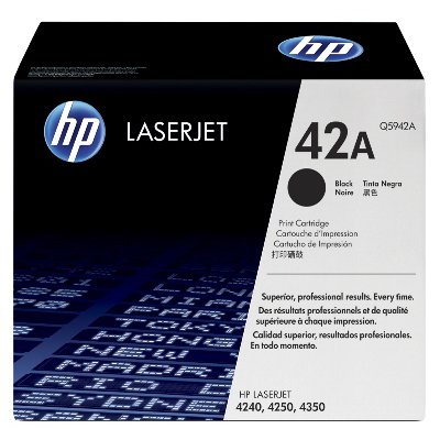 HP42A プリントカートリッジ 黒 (Q5942A)
