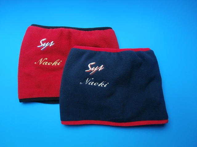 小さいネックウォーマー2枚組