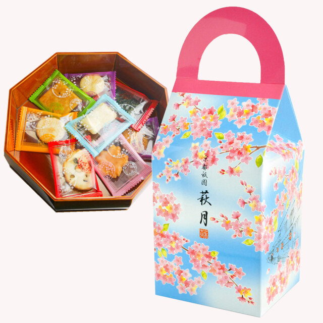 いろどりBOX(桜柄手提箱)52g入り春季限定商品
