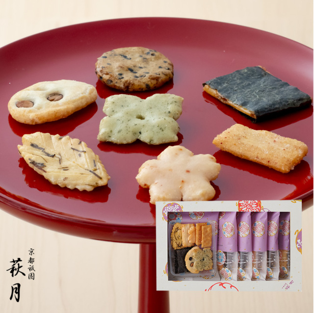 七つのあられ『花よせ』(6袋入)化粧箱入