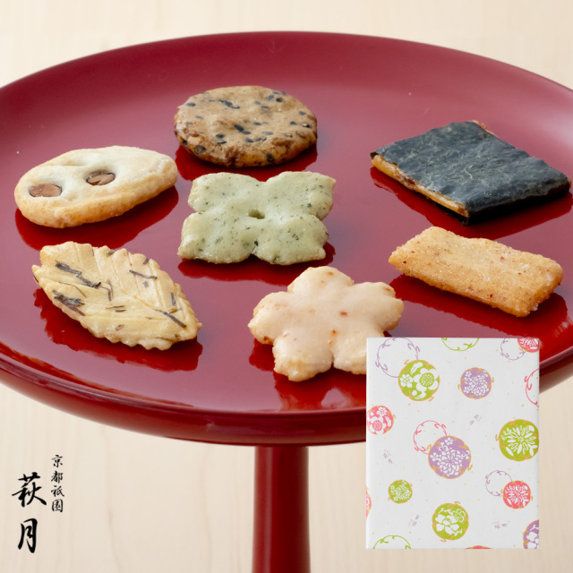 七つのあられ『花よせ』(12袋入)化粧箱入