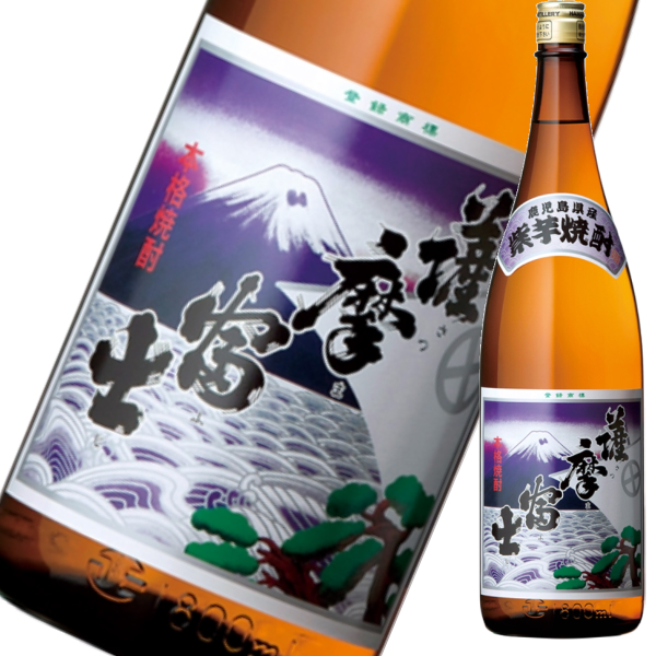 紫薩摩富士 さつまふじ 25度 1800ml 濱田酒造 芋焼酎 鹿児島