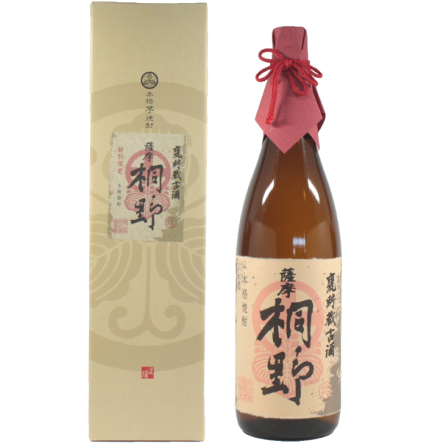 甕貯蔵古酒 桐野 きりの 25度 1800ml 芋焼酎 中俣 限定焼酎 侍士の会 通販