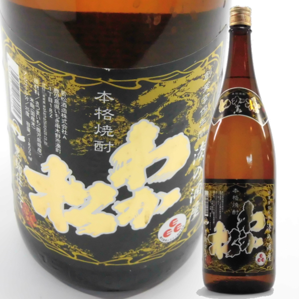 わか松黒 25度 1800ml 芋焼酎 若松酒造 鹿児島 通販