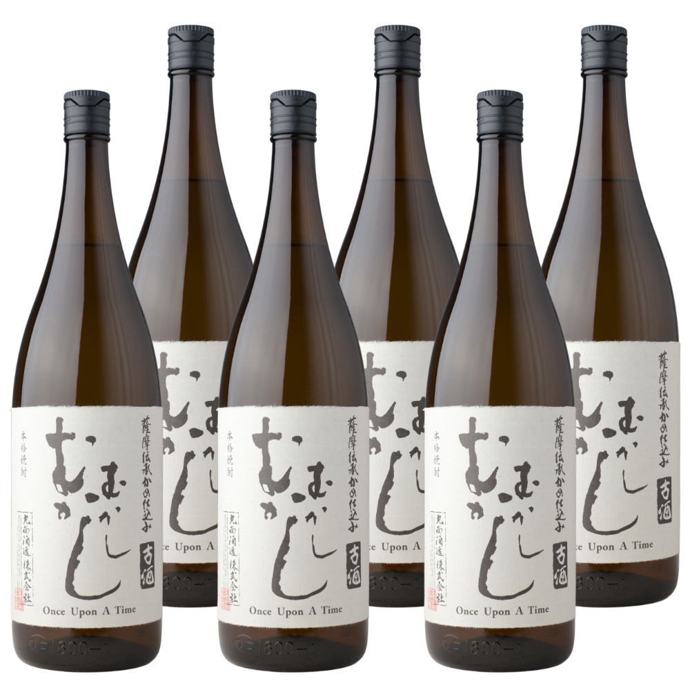 [送料無料] むかしむかし 25度 1800ml 6本 芋焼酎 丸西酒造 古酒 通販