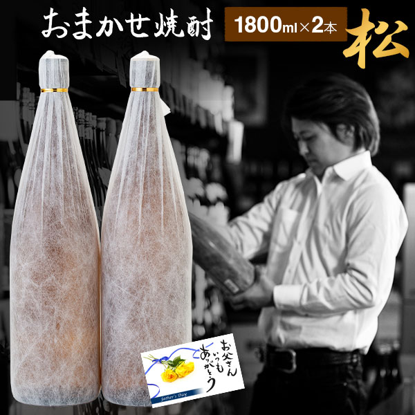 送料無料 おまかせ 芋焼酎 飲み比べセット【松】 25度 1800ml×2本 限定焼酎 通販