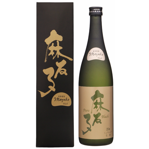 麻友子 ピュアブラック 化粧箱入 25度 720ml 白露酒造 芋焼酎 鹿児島