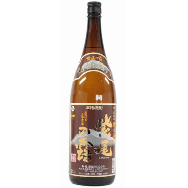 紫尾の露 甕仕込み しびのつゆ 25度 1800ml 芋焼酎 軸屋酒造 通販