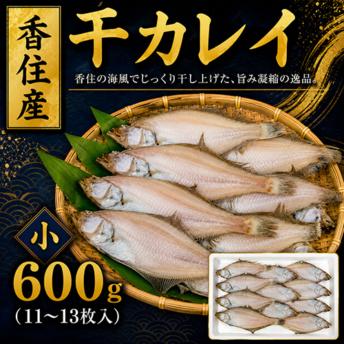 香住産 干カレイ 小 約600g 11～13枚 [お中元 お歳暮 母の日 父の日 敬老の日 ギフト]