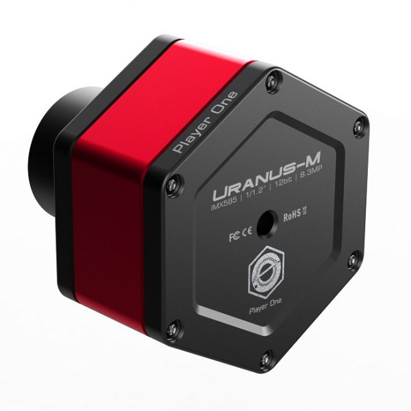 【5月7日発売】Player One Uranus-M（ウラヌス）IMX585搭載 モノクロ USB3.0 CMOSカメラ