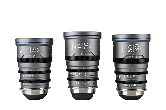 LAOWA  Ranger S35　LITE T2.9　スーパー35フォーマット用コンパクトシネズームレンズ　11-18mm/ 17-50mm/ 50-130/ 3レンズバンドルセット
