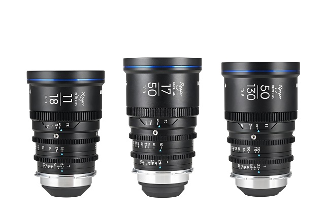 LAOWA  Ranger S35 T2.9　スーパー35フォーマット用コンパクトシネズームレンズ　11-18mm/ 17-50mm/ 50-130/ 3レンズバンドルセット
