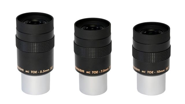 タカハシ　TOE58°シリーズアイピース　5.5ｍｍ/7.5ｍｍ/10.0ｍｍ　