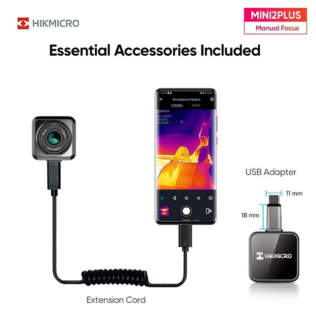 HIKMICRO Mini2 Plusスマートフォン用サーマルカメラ Portable 