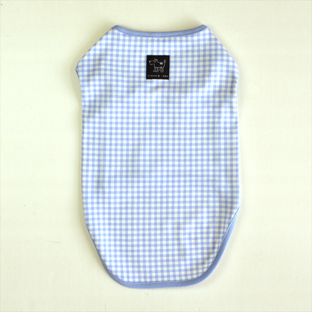 ギンガムチェックノースリーブ