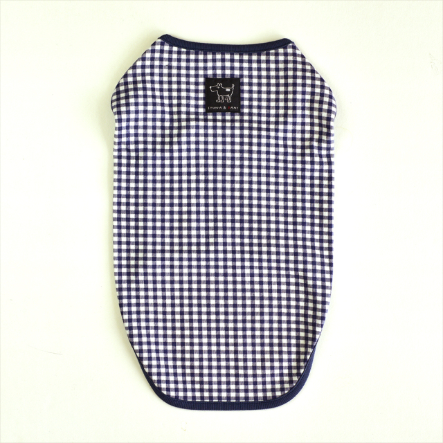 ギンガムチェックノースリーブ