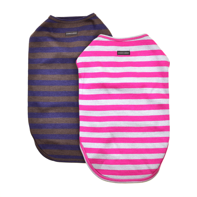 スムースボーダーノースリーブ