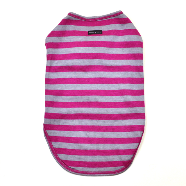 スムースボーダーノースリーブ